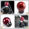 thumbnail image 1 of unbranded 1Jgo Pomo De Cambio Para De Carbono Rojo Con Adaptador Y Acabado, 1 of 8