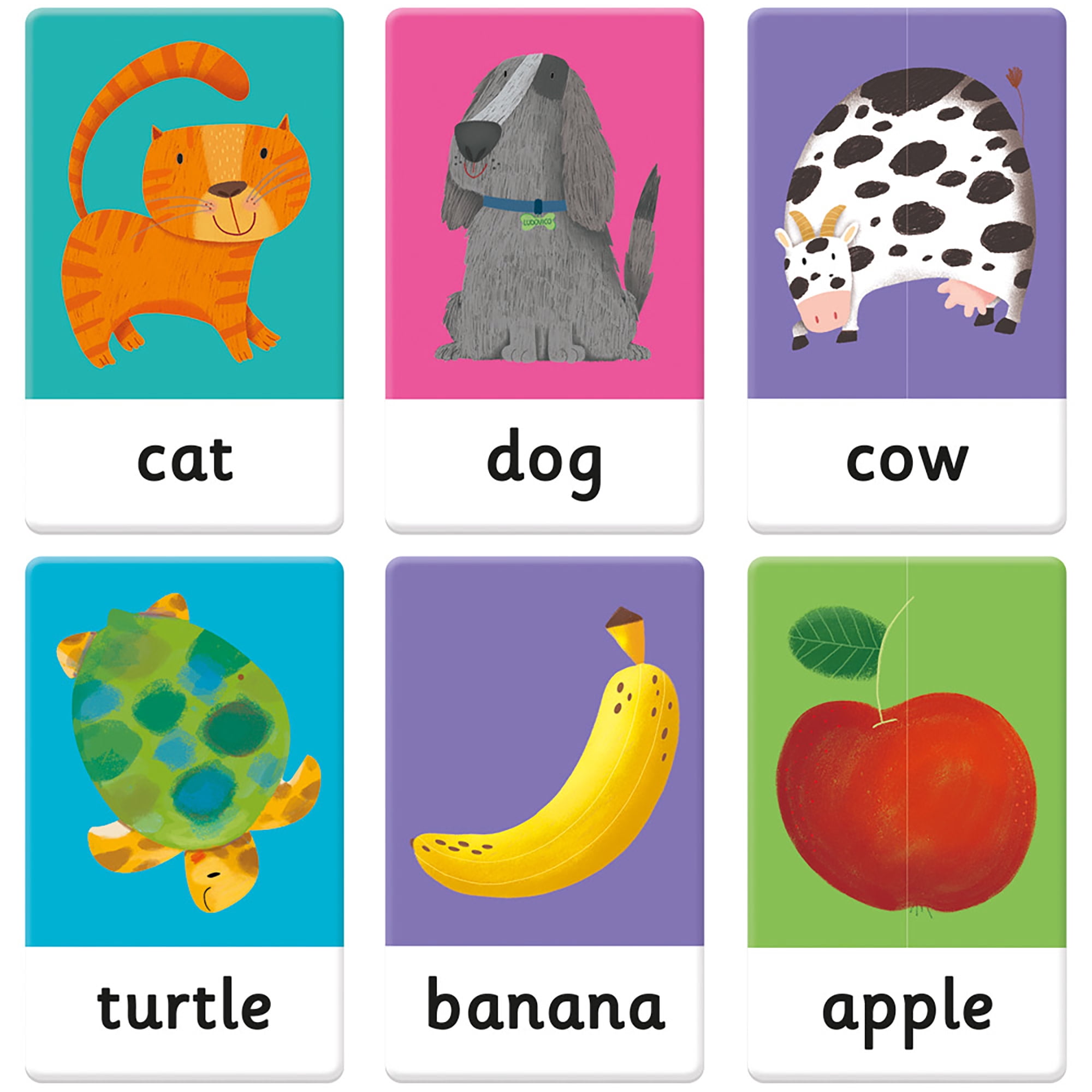 Headu: Maxi Flashcards - Baby English First Words - Listen-Pronounce Language Development, Recognition Game, Sound App Play, Montessori, Toddlers 2-4