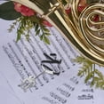 thumbnail image 2 of Miangastore Euphonium Marching Musical Notation Clip Slide Buckle Adjustment Music Score Bracket, 2 of 9