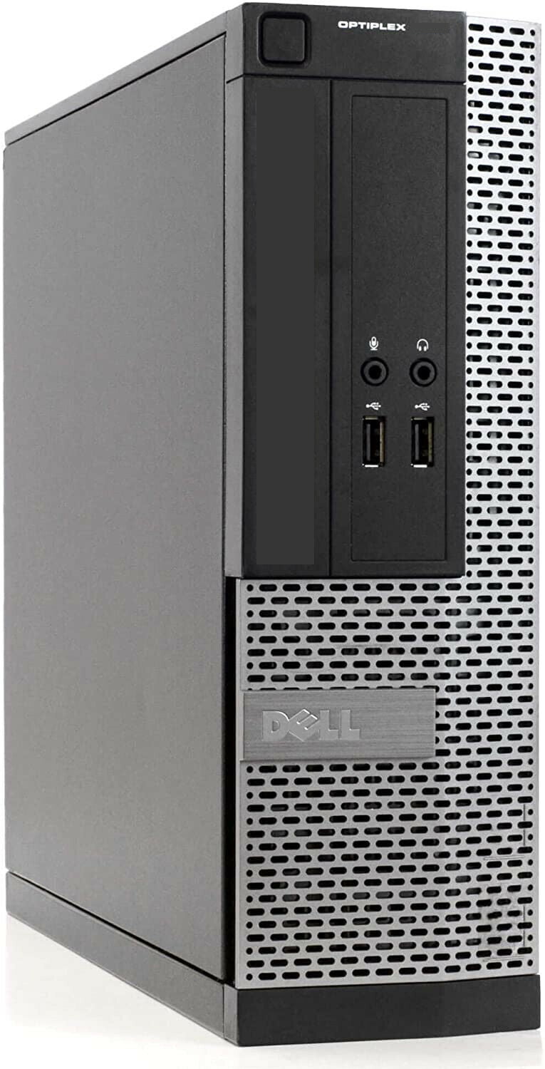 Restored Gaming Dell Desktop SFF Computer PC Intel Core i5 Processor 16GB Ram 240GB SSD 1TB HDD 24" LCD, Bto AMD Radeon RX 550 DDR5, KB & Mouse Wifi Adapter Windows 10 (Refurbished)