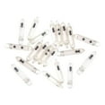 thumbnail image 1 of 20 piezas Tackle de pesca Rajajas Insertar sonajeros de tubo fácil de instalar herramientas de pesca 3 mmx16 mm Atraer el atado de moscas Claro, 1 of 8