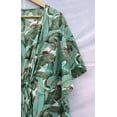 thumbnail image 6 of Banana Leaves Print Cotton Kaftan Dress Long Top Caftan, Dress Beach Wear Cover up, Printed Sleepwear Maxi Dress Boho Kimono Robe, 6 of 6