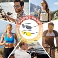 thumbnail image 3 of 2 Pack Sports Polarized Sunglasses for Men Women, Rimless Frame Lightweight Sun Glasses with UV Protection for Driving Fishing Golf Running Surf, 3 of 7