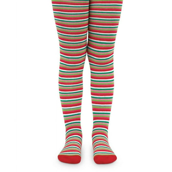 Jefferies Socks Girls Baby Holiday Stripe Cotton Halloween Christmas Tights 1 Pack