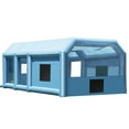 thumbnail image 1 of VEVOR Inflatable Paint Booth, 26.2 x 14.8 x 9.8 ft Inflatable Spray Booth, Portable Car Paint Booth for Small Truck, with 950W+750W Powerful Blowers and Air Filter System, Large Motorcycle, Midsize SU, 1 of 9