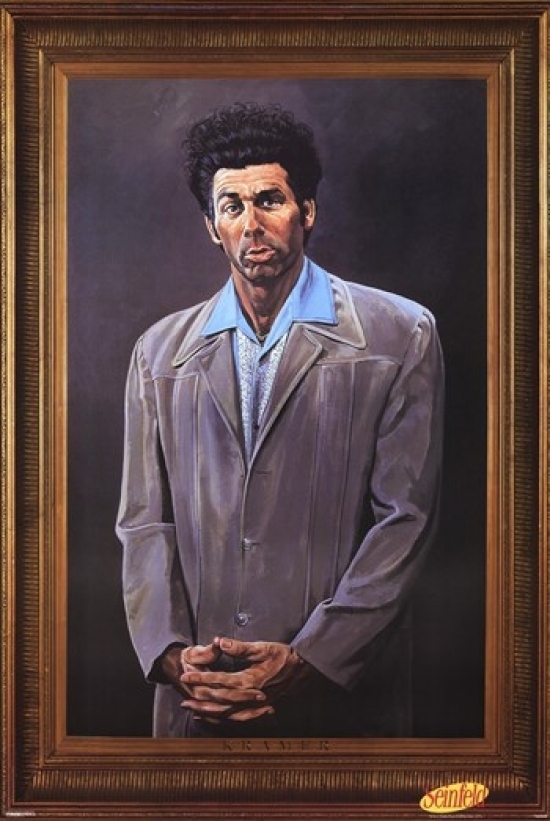 Kramer Seinfeld Poster Cosmo Wall Art 24/" x 36/" Painting Gift TV Show Prop