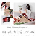 thumbnail image 4 of Winter Snowman Throw Flannel Blanket 50x60In Merry Christmas Xmas Tree Elk Wood Grain Plaid Super Soft Cozy Bed Blanket, Lightweight Plush Fuzzy Bed Throw for Bedroom Sofa Couch Living Room, 4 of 4