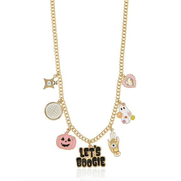 Way to Celebrate Halloween Goldtone Novelty Charm Necklace, 1 Piece