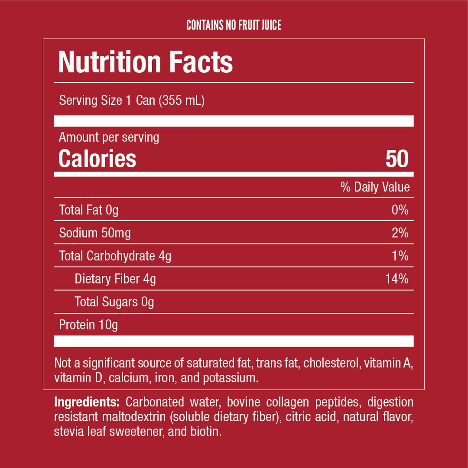 Liquid Youth Sparkling Collagen Water - 12 cans, Italian Blood Orange