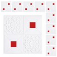 thumbnail image 2 of 10PCS Stereo 3D Wall Foam Panel Roof Self-adhesive Wallpaper Home Decor Living Room Decor 35*35CM, 2 of 5