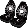 thumbnail image 4 of KUIFORTI Car Seat Covers Full Set Mushroom Car Seat Cover Front and Rear Split Bench Protection Universal Fit for Most Cars Trucks SUVs Sedans,4 Pieces, 4 of 6