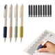 thumbnail image 3 of Bolígrafos negros retráctiles VALSEEL, pluma estilográfica para estudiantes, que presionan sus bolígrafos y los sostienen suavemente durante mucho tiempo sin cansarse, 10 ml, útiles escolares., 3 of 8