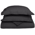 thumbnail image 1 of Superior 600 Thread Count Cotton Blend Bahama Stripe Duvet Cover Set, 1 of 2