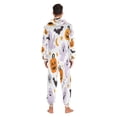 thumbnail image 7 of IAUYY Unisex Adult Onesie Pajamas Ultra-Soft Crystal-Soft Fabric, Halloween Adult Onesie Pajamas Adults,With a Zipper Plus Size Onesie Pajamas, Orange and Purple Color Scheme, 7 of 7