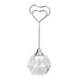 thumbnail image 1 of SHENMO Place Card Holder Stable Firm Wide Application Bright Color Sturdy Durable Table Number Holder for Wedding Party OfficeHeart Shaped 9cm, 1 of 20