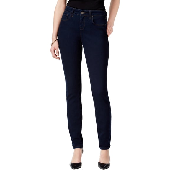 Style & Co. Womens Denim Mid Rise Jeans Blue 10L
