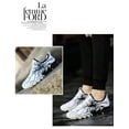 thumbnail image 3 of Men's Tennis Shoes Graffiti Comfy Fashion Athletics Walking Sneakers, 3 of 13