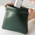 thumbnail image 1 of KAKOWELY 2Ud Bolsa Para Monedas Verde De Cuero PU Con De Para Almacenamiento Y Uso Diario, 1 of 5