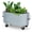 Blue, variant on Permasteel Self-Watering Garden Bed, Rolling Planter for Vegetables, Flowers, Herbs, and Fruit, Outdoor Indoor, Caster Wheels, Blue