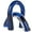 Blue Arch Abstract Abstract Arched S/2 9", 5"H, variant on 9", 5"H Blue Glass Arch Abstract Sculpture with Clear Accents, by DecMode (2 Count)