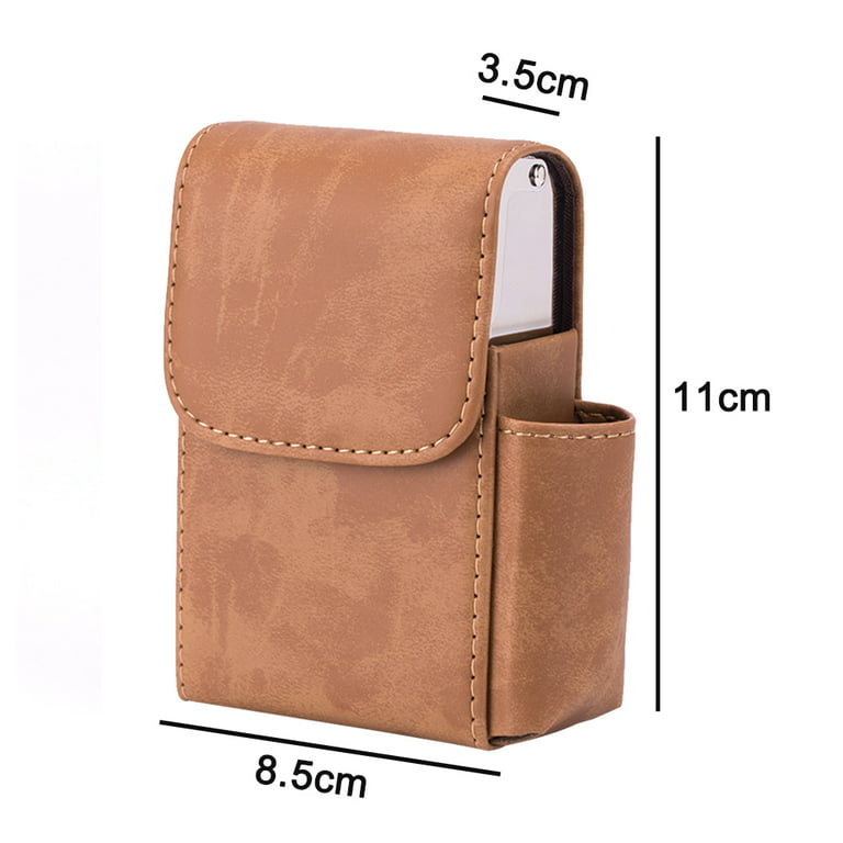 Unique LEATHER Tobacco Pouch - Model Leather 11 in Brown