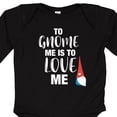 thumbnail image 4 of Inktastic Gnome Me Love Me Girls Long Sleeve Baby Bodysuit, 4 of 5