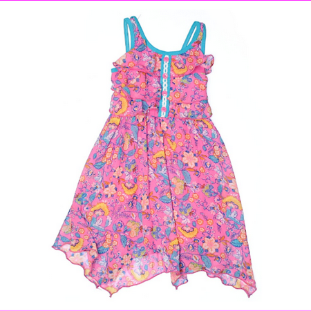 

Girls Jona Michelle Pink Floral Dress Size 3T