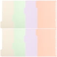 thumbnail image 1 of 8pcs Versatile File Dividers Bookmark Paper Dividers Loose-leaf Page Markers Binders, 1 of 8