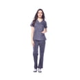 thumbnail image 3 of Dagacci Medical Uniform Women's Scrub Set Stretch and Soft Y-Neck Top and Pants, 3 of 6