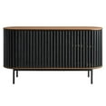 thumbnail image 5 of Modway Fortitude 59" Oval Wood Sideboard with 6 Storage Spaces in Walnut/Black, 5 of 10