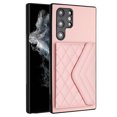 thumbnail image 4 of Allytech Galaxy S22 Ultra Wallet Case with Hand Wrist, Back Cover with Cards Slots Holder Luxury PU Leather Shockproof Anti-Scratch Bumper Phone Case for Samsung Galaxy S22 Ultra, Pink, 4 of 8