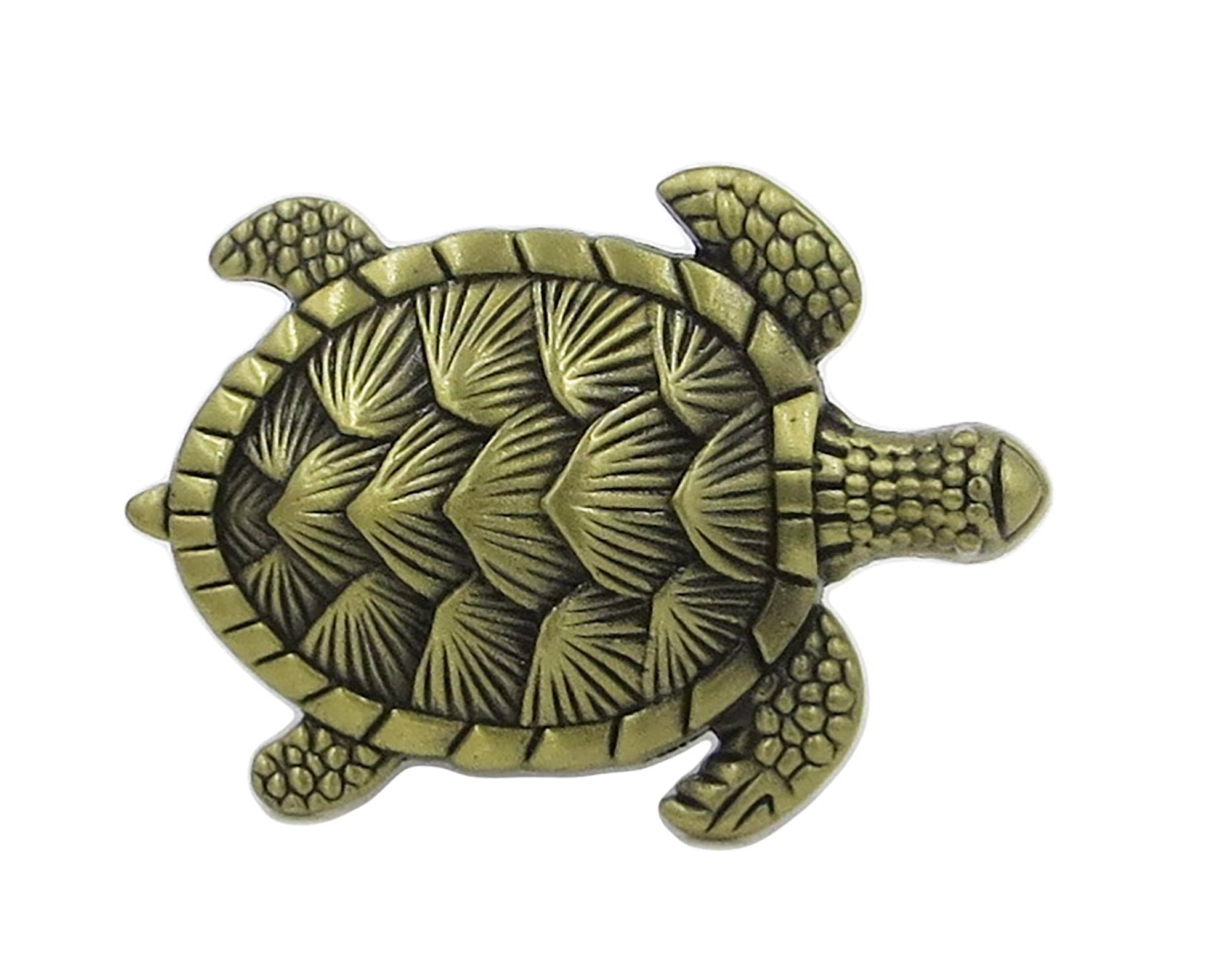 Ocean Turtle Metal Knob