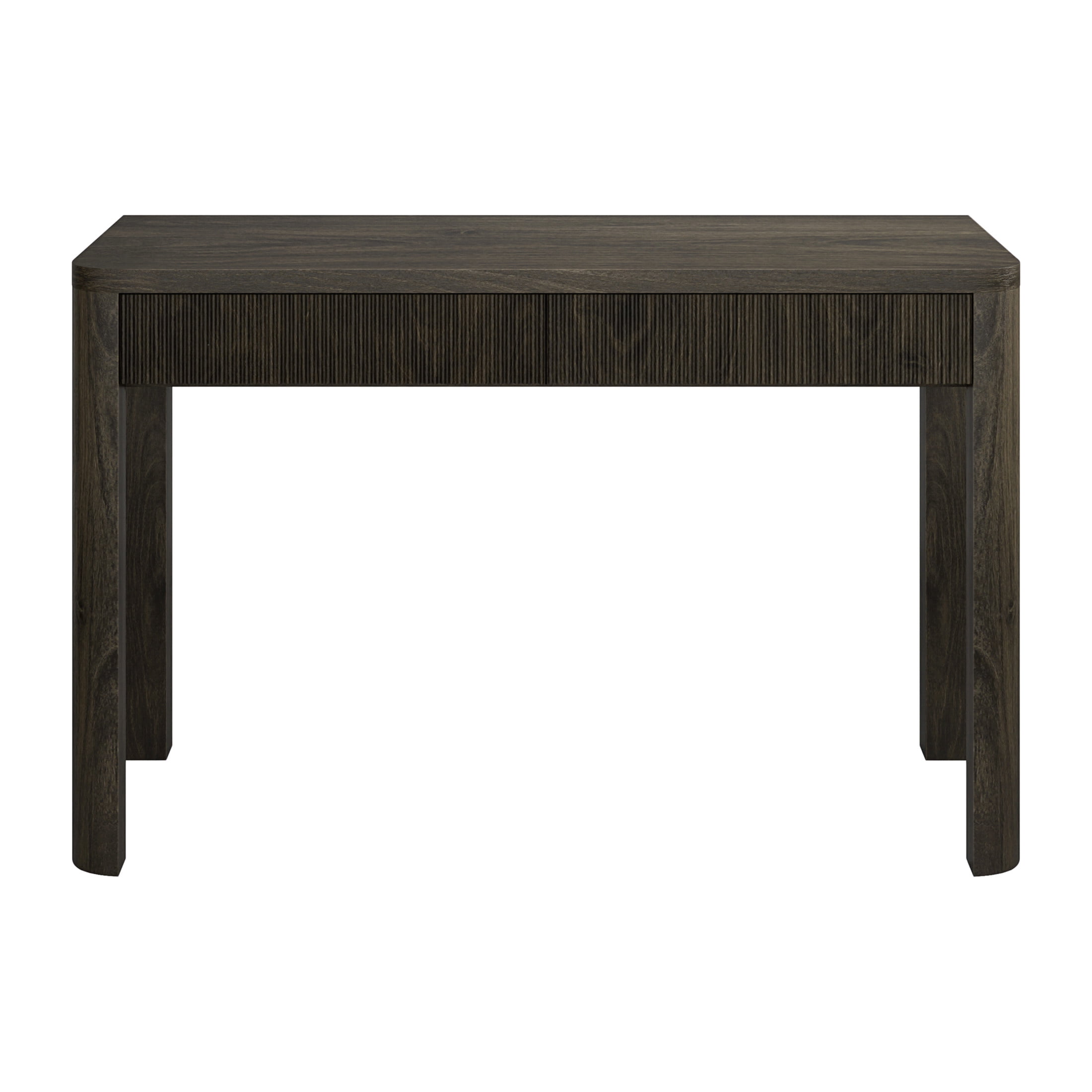 Evelyn&Zoe Modern/Contemporary 48" Wide Alder Brown Home Office