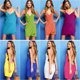 thumbnail image 2 of Conjuntos de vestidos playeros con tirantes para mujer Vestidos con tirantes personalizados Vestidos sexys Multicolor Disponible, 2 of 6