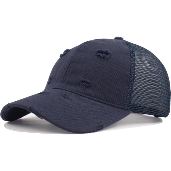 Minzimin Vintage Washed Baseball Caps One Size Unstructured Low Profile Adjustable Cotton Distressed Dad Hat for Men Women