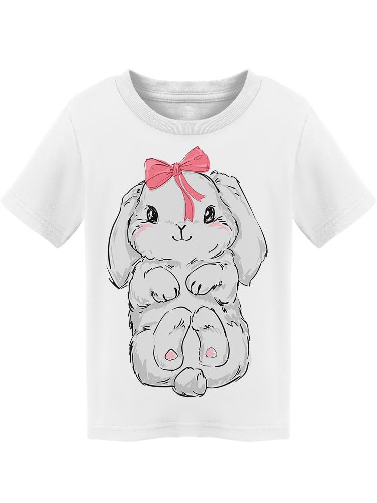Vute Bunny With Paws Up Tee Toddler's -Image by Shutterstock - Walmart.com