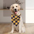 thumbnail image 3 of CSChome Pet Triangle Towel Plaid Triangle Towel Pet Scarf - Soft Comfortable, Water Absorbent Pet Neck Scarf for Dogs, 3 of 7