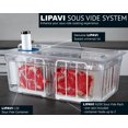thumbnail image 5 of LIPAVI Sous Vide System Model NXC20-UNIR - with C20 Container, one N20X Rack and an Universal lid - fits virtually any sous vide machine up to 2.755 i, 5 of 5