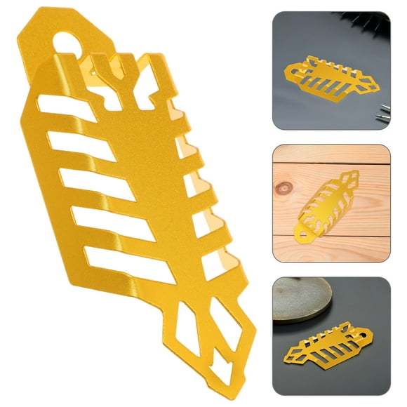 RUNROTOO 1Par Protector Decorativo Dorado Para Horquilla Delantera De Motocicleta