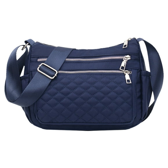 Shisuyan Sacs à Main Femmes Sac Bandoulière Bleu Foncé Lot de 1 Essuyable pour Voyage de Fin de Semaine