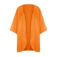 thumbnail image 4 of Puntoco Cárdigan tipo kimono con mangas abullonadas para mujer, blusa informal de gasa suelta Puntoco Puntoco-1, 4 of 8