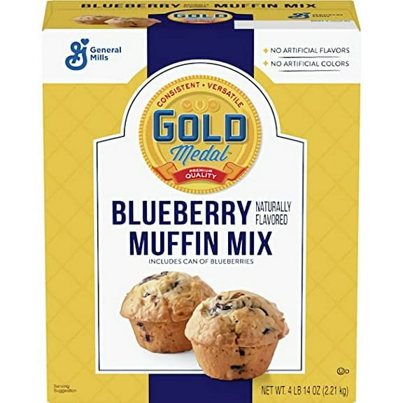 Gold Medal Blueberry Muffin Mix, Professional | 5 Pounds
