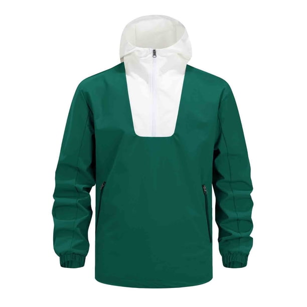 Kalauyu Men's Sports Jacket Lightweight Windbreaker Outdoor Recreation Coat Hooded