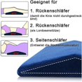 thumbnail image 3 of Almohada lumbar ortopédica LIUYMXG para dormir soporte lumbar espuma viscoelástica, 3 of 5