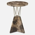 thumbnail image 5 of Uttermost Levitate Marble Accent Table in Brown, 5 of 10