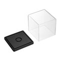thumbnail image 4 of 2Pcs Vitrina para Béisbol con Base Redonda de Madera, Soportes de Béisbol Acrílicos Transparentes, Negro/Transparente, 4 of 6