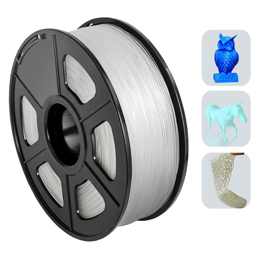 Sanlu 1.75mm Printing Filament for 3D / Accuracy +/mm Low Odor kg(2.2lbs) Spool Consumables , 1kg 1.75mm Clear