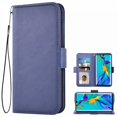 thumbnail image 1 of Cover for Huawei P30pro Cover, Mobile Phone Cover Compatible with Huawei P30pro, Mobile Phone Pocket Protective Cover Bag Case Fabric And Pu Leather with Credit Card Holder, Blue, 1 of 7