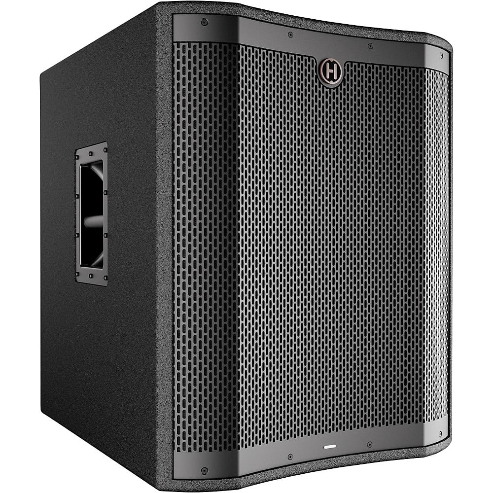 Harbinger VS18 Powered Subwoofer Loudspeaker with DSP, Casters