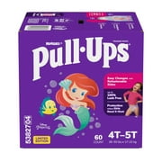 Pull-Ups Girls Potty Training Pants, 4T-5T (38-50 lbs), 60 Count (Select for More)